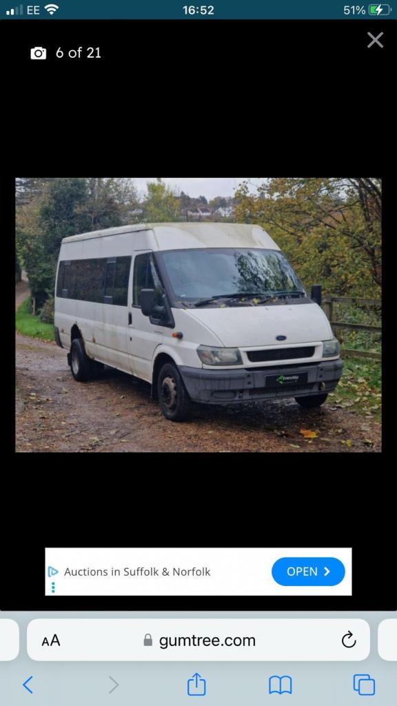 image for Ford, TRANSIT, Minibus, 2004, Manual, 2402 (cc)