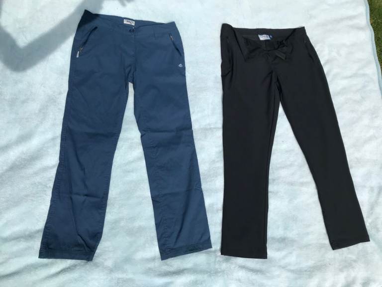 Job lot - 2 pairs walking trousers