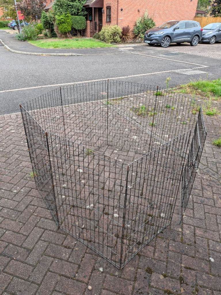 Metal Dog Puppy Playpen Outdoor Garden Pen