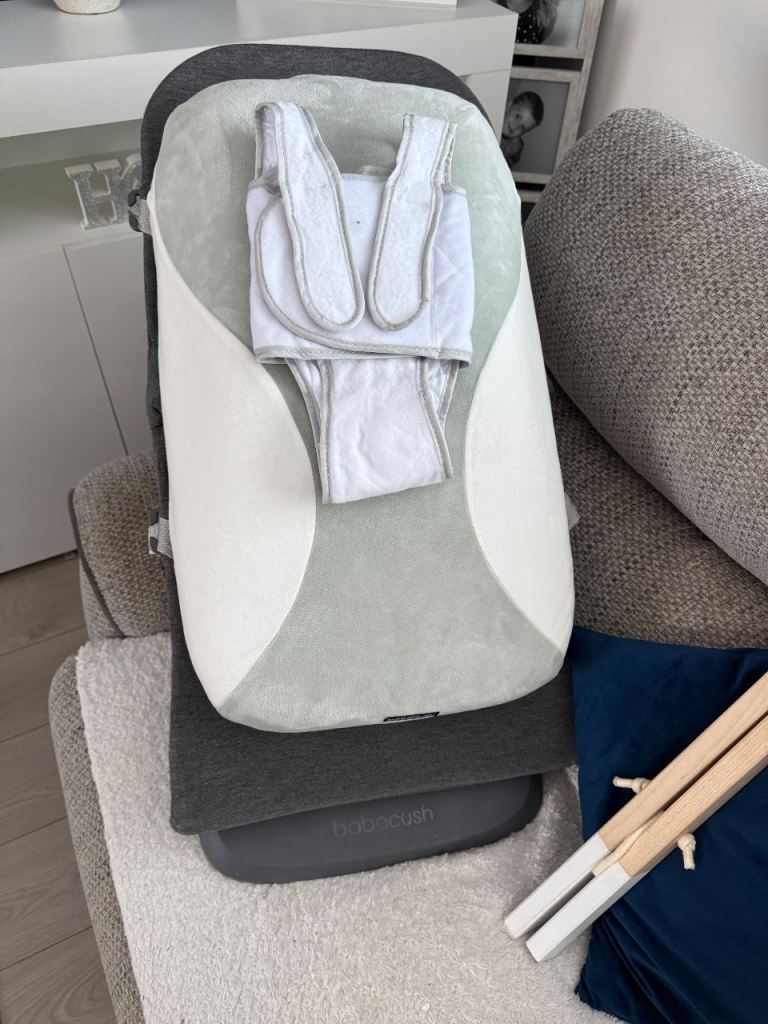 Babocush bouncer and vibrating/heartbeat cushion 