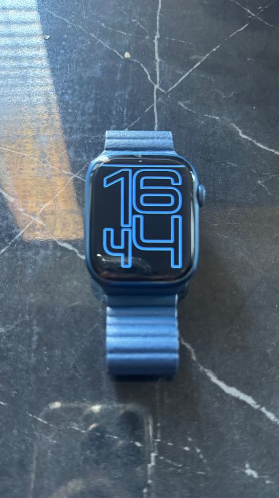 Apple Watch Series 7 Blue 45MM Excellent condition 