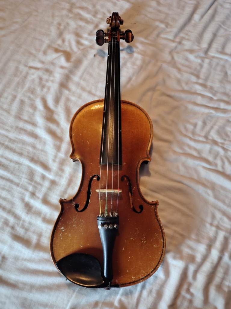 Full size second hand violin - early 20th century copy of Czech style violin from mid 17th century