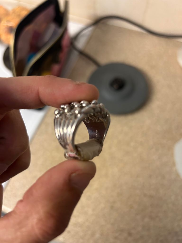 Keeper ring silver 