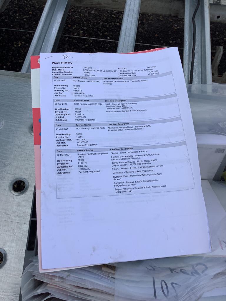 2018 Citroen Relay 2.0 BlueHDi H2 Van 130ps Enterprise PANEL VAN Diesel Manual