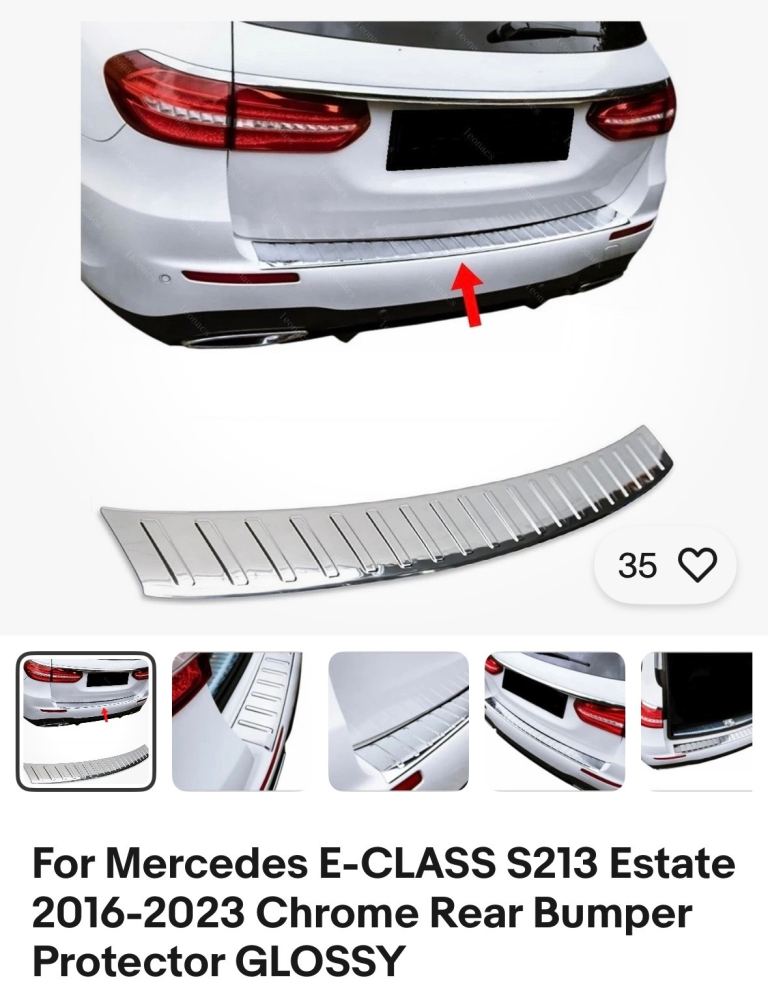Mercedes E class estate bumper protector 