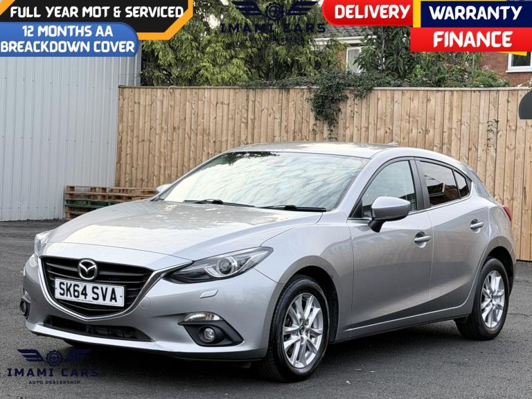 2014 Mazda Mazda3 2.0 SE-L 5dr AUTOMATIC LOW MILEAGE ONLY 47K MILES SATNV ULEZ FRESH MOT HATCHBAC...