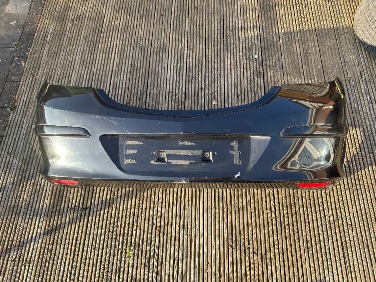VAUXHALL ASTRA H 3 DOOR SRi 2004-09 REAR BUMPER SAPPHIRE BLACK 20R 374339703