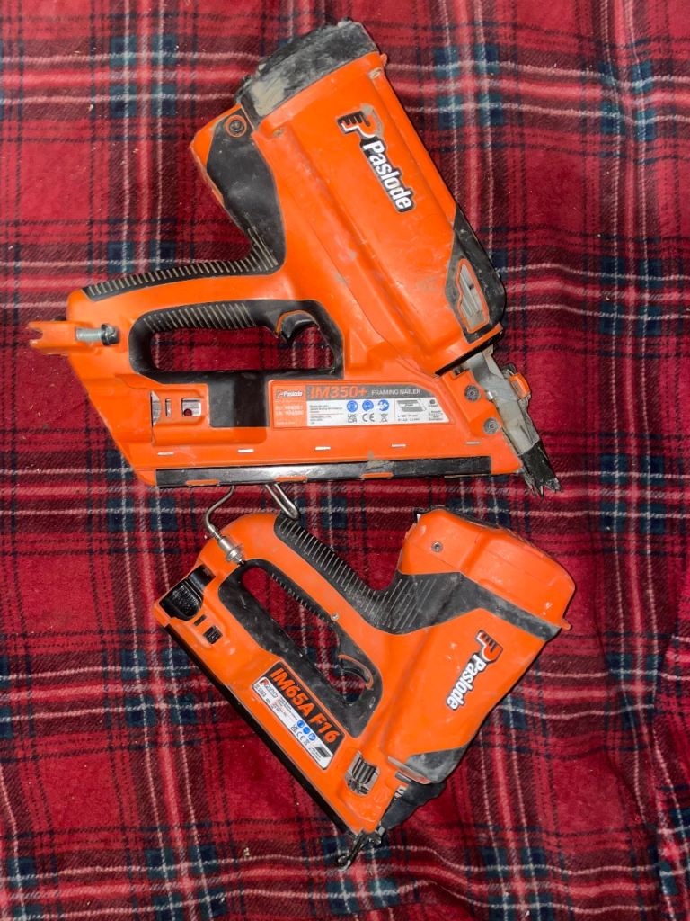 1st fix and 2nd fix pasolde nail guns for sale 