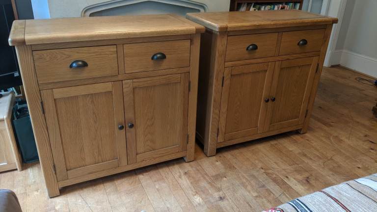 2 Solid Oak Sideboards 