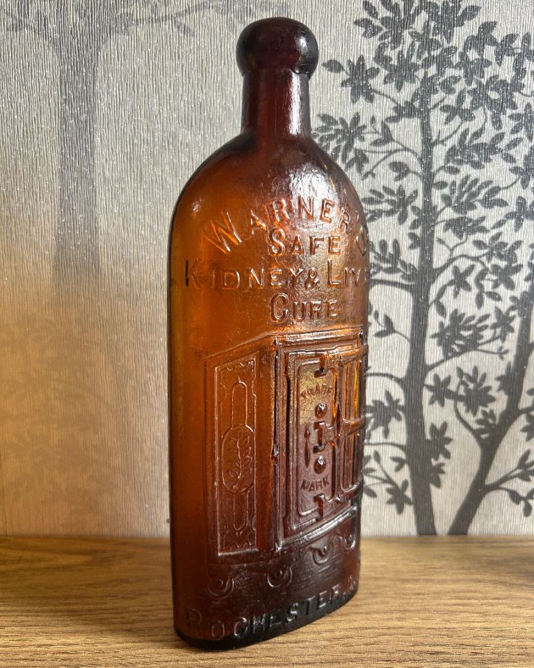 Antique Warner's Safe Kidney & Liver Cure Bottle