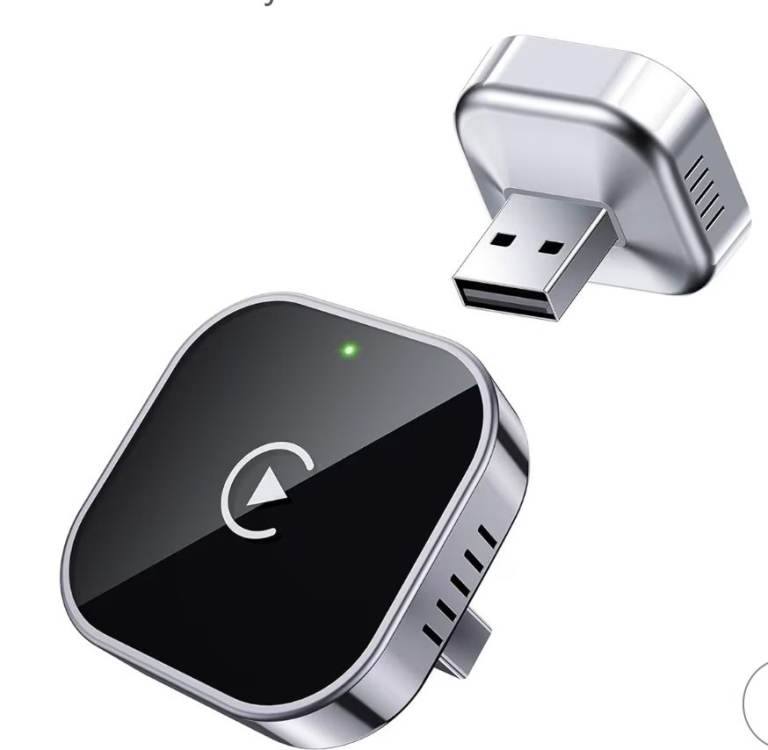 Wireless CarPlay Adapter Upgrade Wired CarPlay to Wireless, Mini USB Design for Cars 