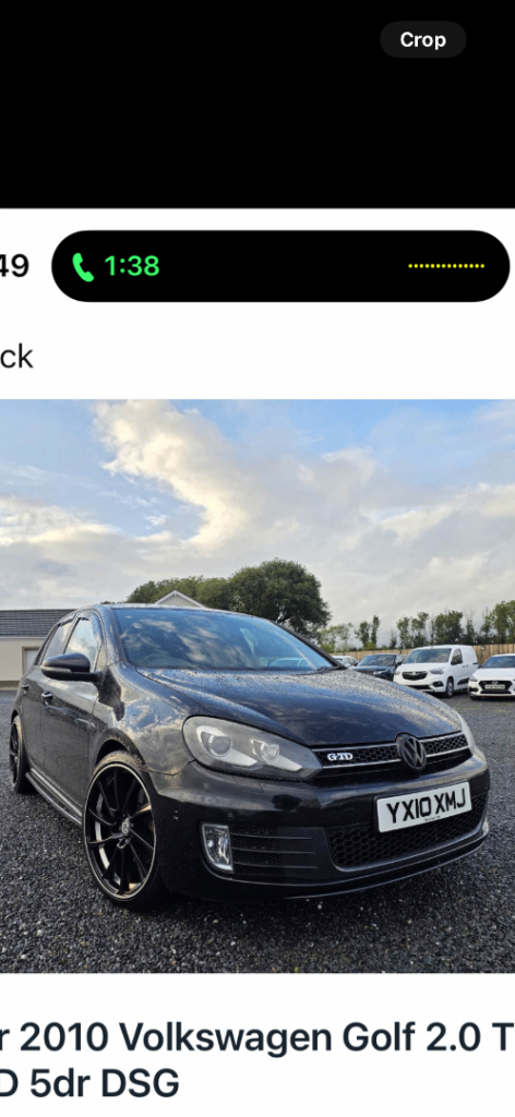 Volkswagen, GOLF, Hatchback, 2010, Semi-Auto, 1968 (cc), 5 doors