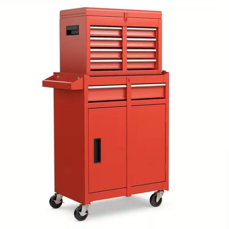 5 Drawer Tool Chest With Casters (Red)