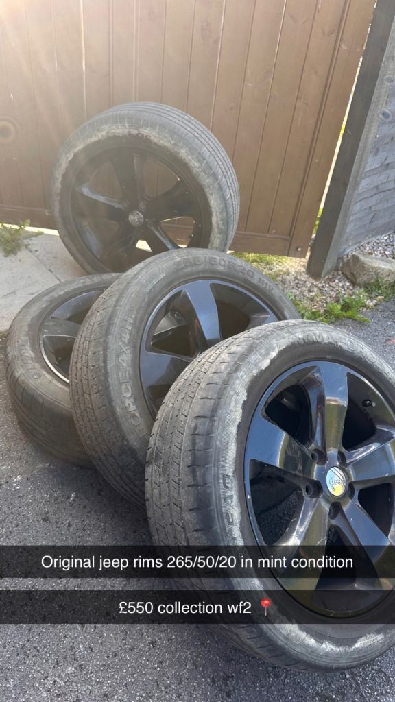 Jeep grand Cherokee wk2 rims 20 