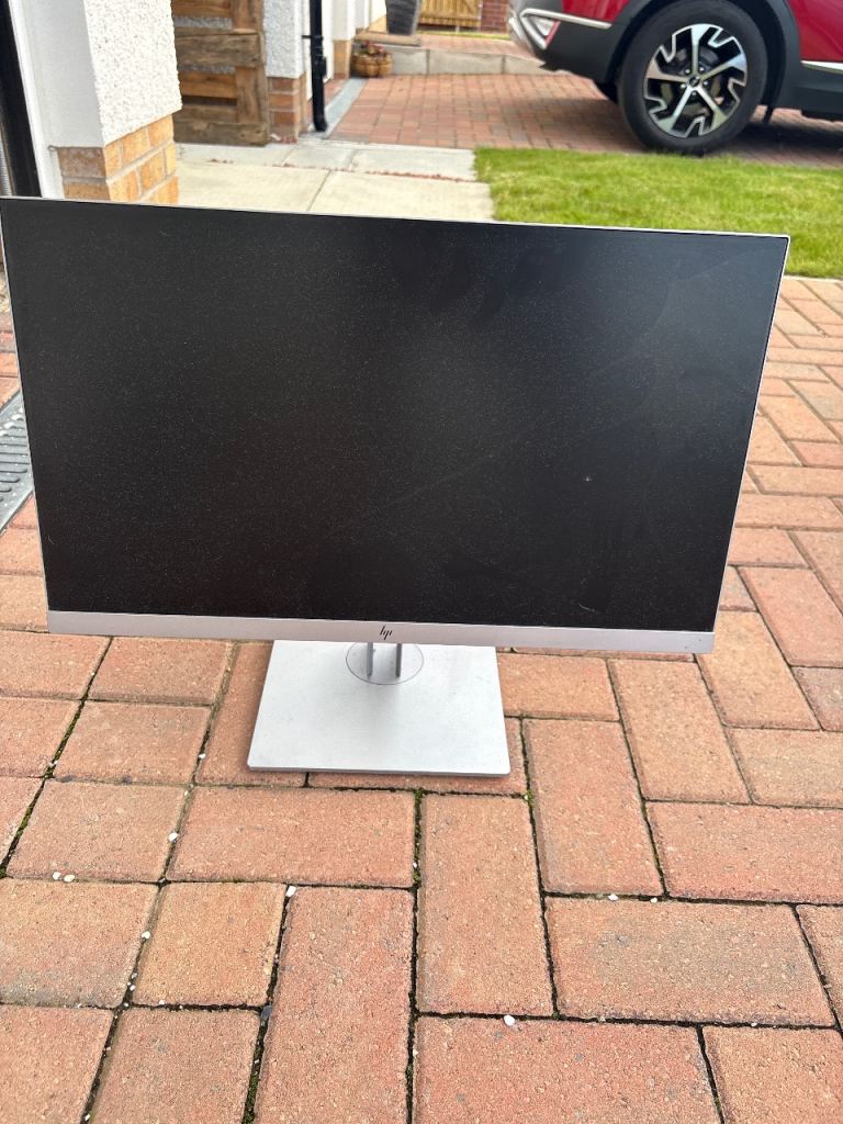 HP Computer Monitor 23inch - Silver, Good Condition