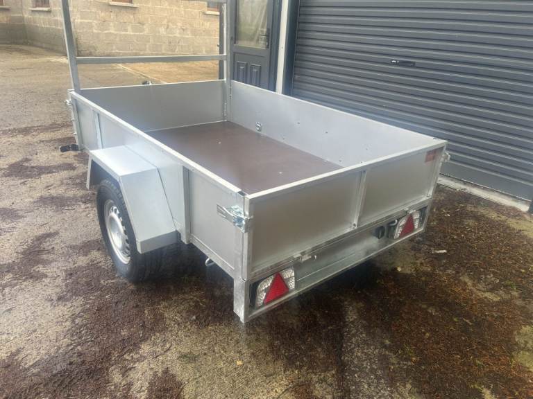 8x4 Galvanised Trailer Tipping 1400kgs payload Brand NEW Chassis Car Hitch Lock 