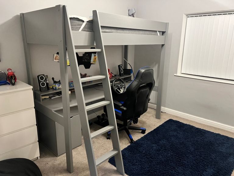 Boys Cabin Bed with Work Station 