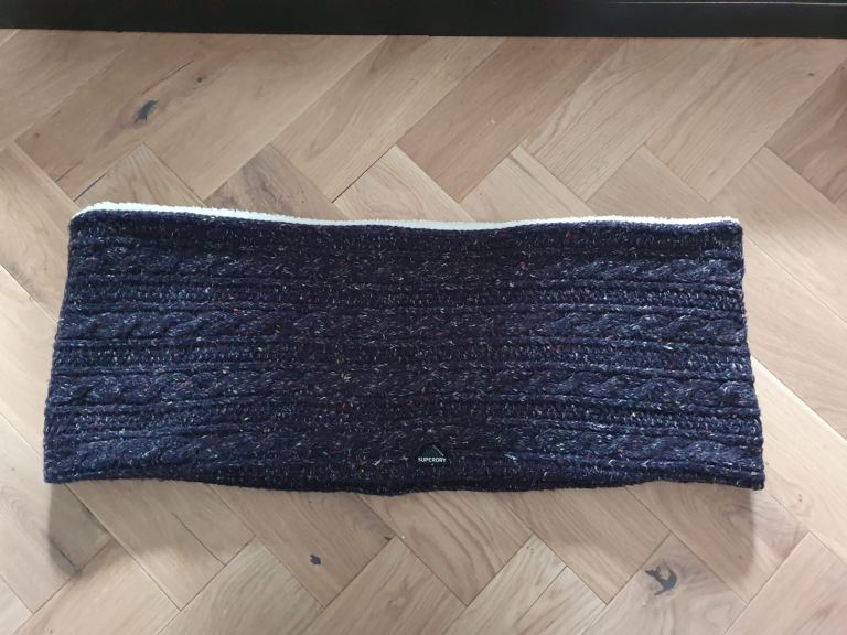 Superdry – Ladies cable knit snood fleece lined