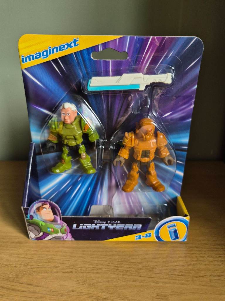 Imaginext Disney Pixar Lightyear Darby Steel & ZAP Patrol Figures - New