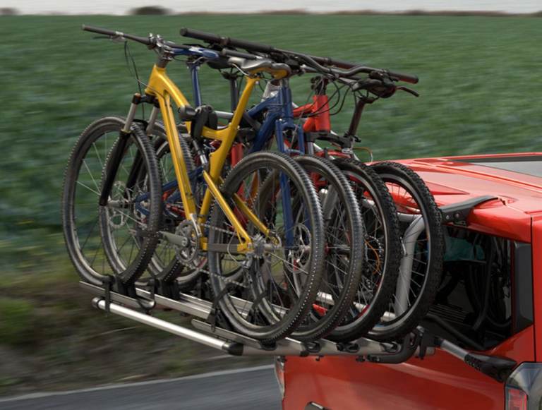 Bicycle rack up yo 4 bikes