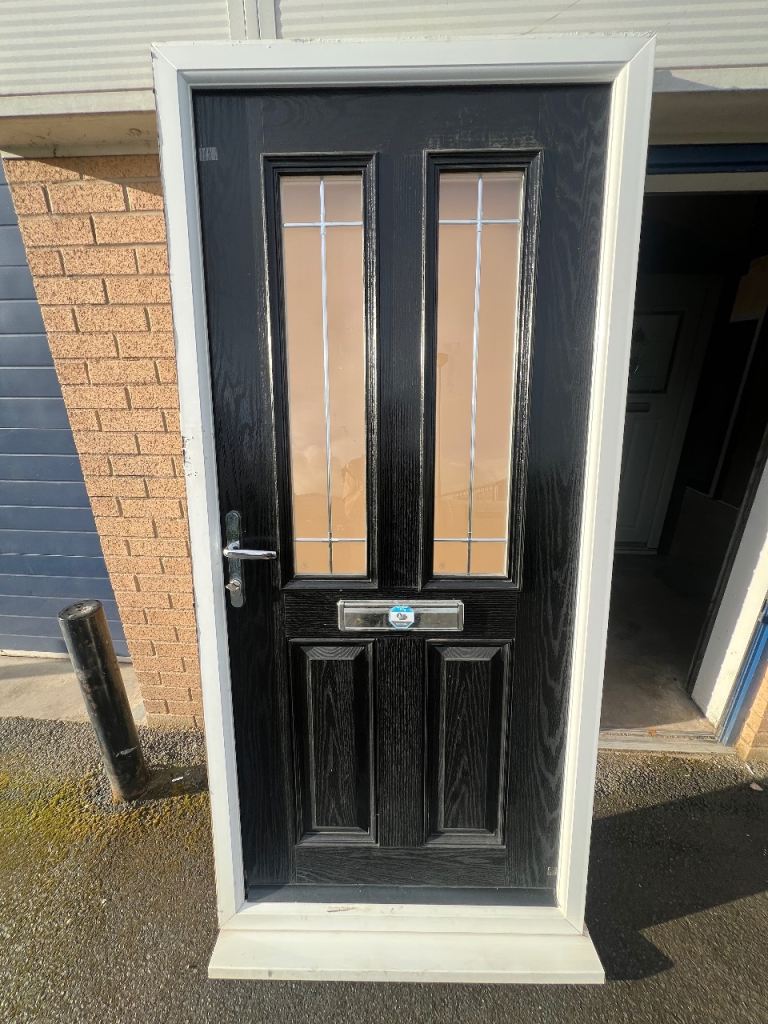Used Composite black door