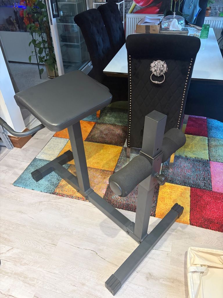 MARCY Adjustable Hyperextension Roman Chair/Exercise Hyper Bench JD-3.1 Dark grey