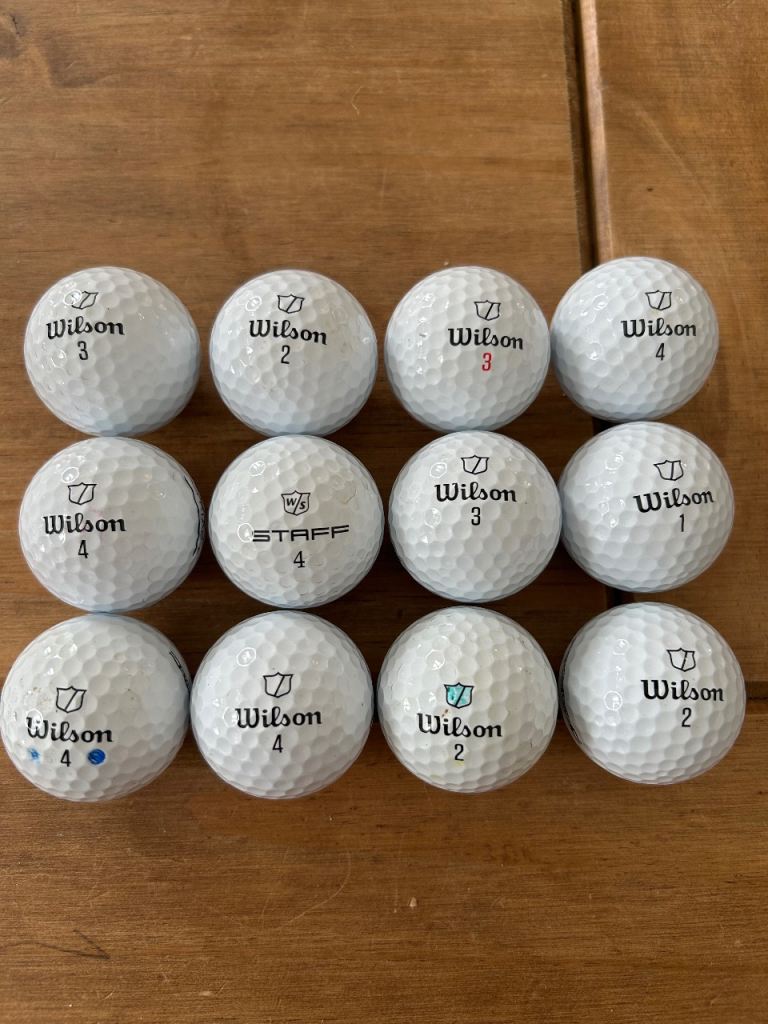 12 A grade Wilson model/triad balls £16 only 