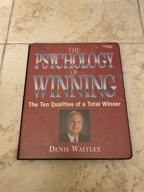 Set of 6 motivational cassettes - "The Psychology of Winning" by Denis Waitley