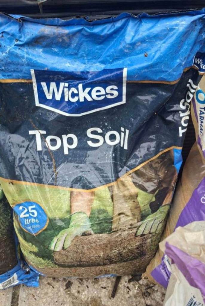 Wickes top soil + sharp sand 