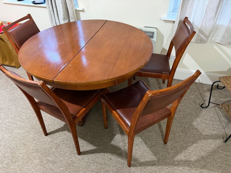 Dining table and chairs 