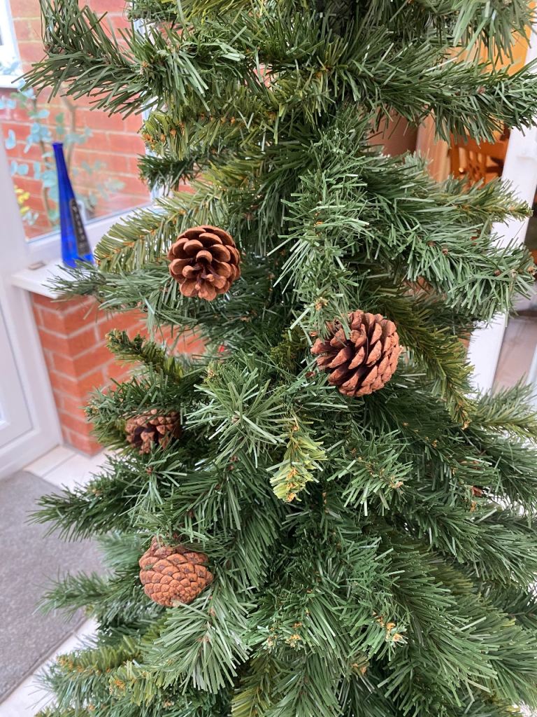 Lovely realistic artificial Christmas tree