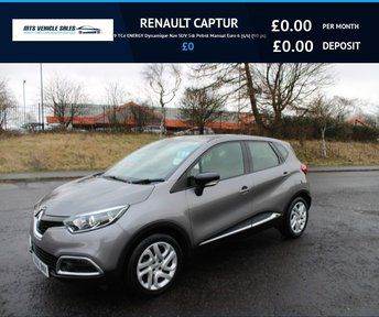  RENAULT CAPTUR Dynamique NAV 2016,Sat Nav,Bluetooth,A/Con,Cruise,£35 Road Tax,F.S.H,Ulez Compliant
