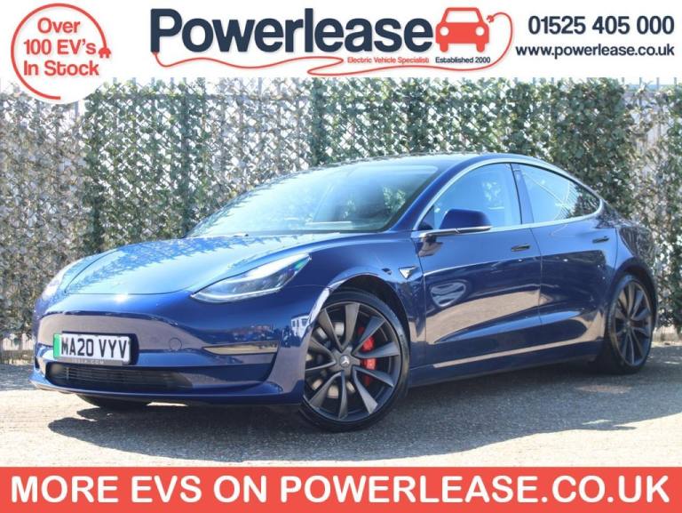 2020 Tesla Model 3 (Dual Motor) Performance Saloon 4dr Electric Auto 4WDE (Performance Upgrade Sa...