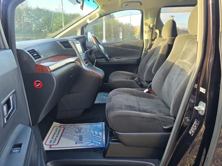 2010 Toyota Vellfire G PURPLE 2.4 PETROL 2010(60) ULEZ FREE, 7 SEATERS MPV Petrol Automatic