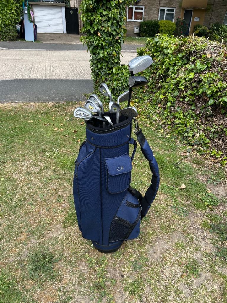 Men’s Golf Clubs Ideal Starter Set With Cart Bag 