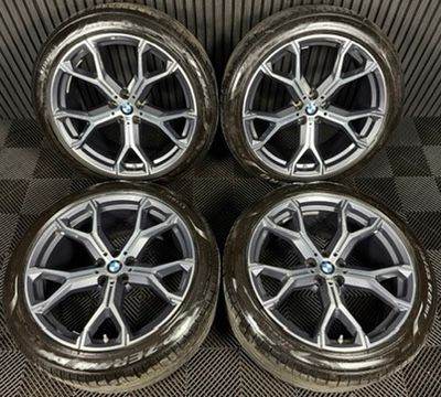 21'' GENUINE BMW X5 X6 G05 G06 741M M SPORT ALLOYS WHEELS ALLOYS TYRES