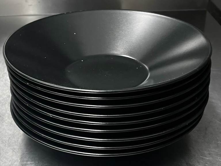 Large Black Restaurant Crockery Bundle – Viejo Valle Plates/Bowls & Utopia Ramekins