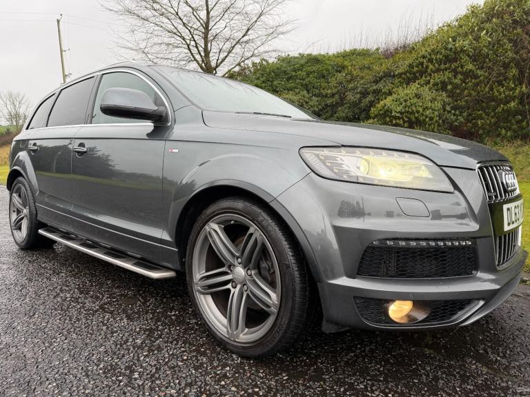 2014 Audi Q7 3.0Tdi S-Line Plus ** Pan Roof ** 7 Seater **