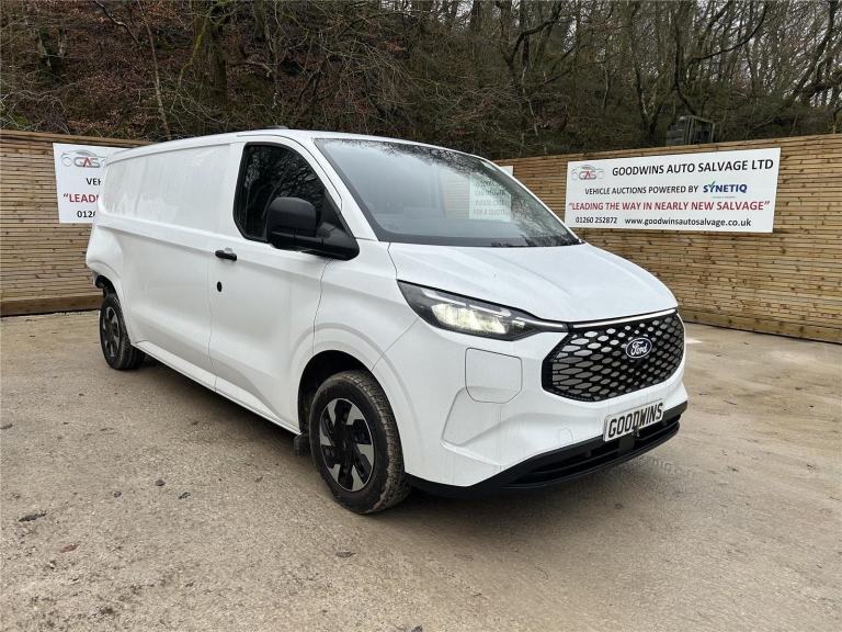 2024 74 FORD E-TRANSIT CUSTOM 320 TREND L2 H1 ELECTRIC REPAIRABLE SALVAGE