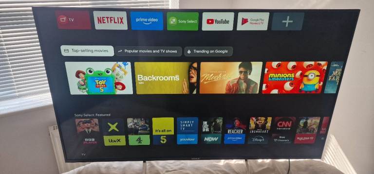 Sony 55" 4k smart tv _ can deliver