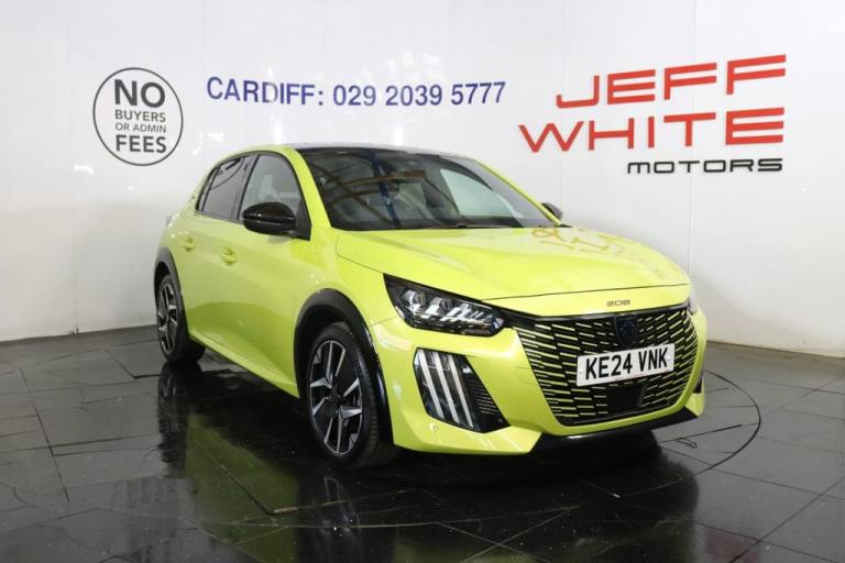 2024 Peugeot 208 1.2 PureTech GT 5dr (APPLE CAR  PLAY, PRIVACY GLASS) Hatchback Petrol Manual