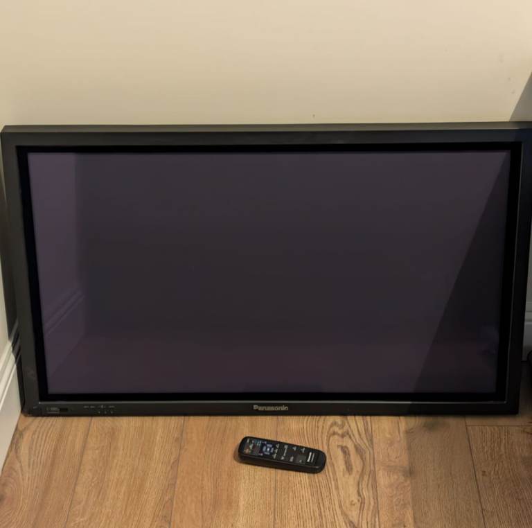 REDUCED -42" Panasonic professional grade plasma display monitor with remote-praised by retro gamers