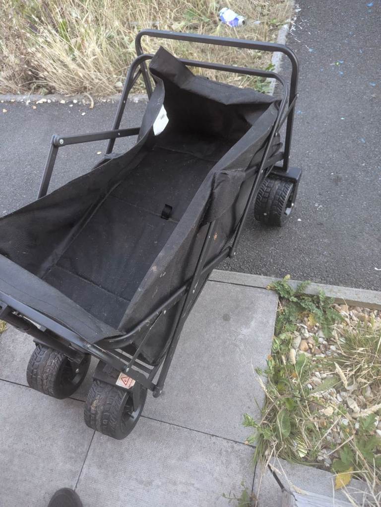 Folding Trolley / Cart – Black, Good Condition