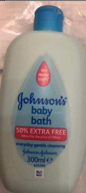 Johnson’s baby bath