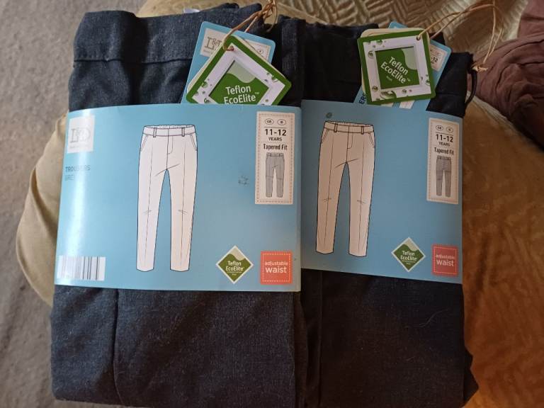 Grey school trousers 