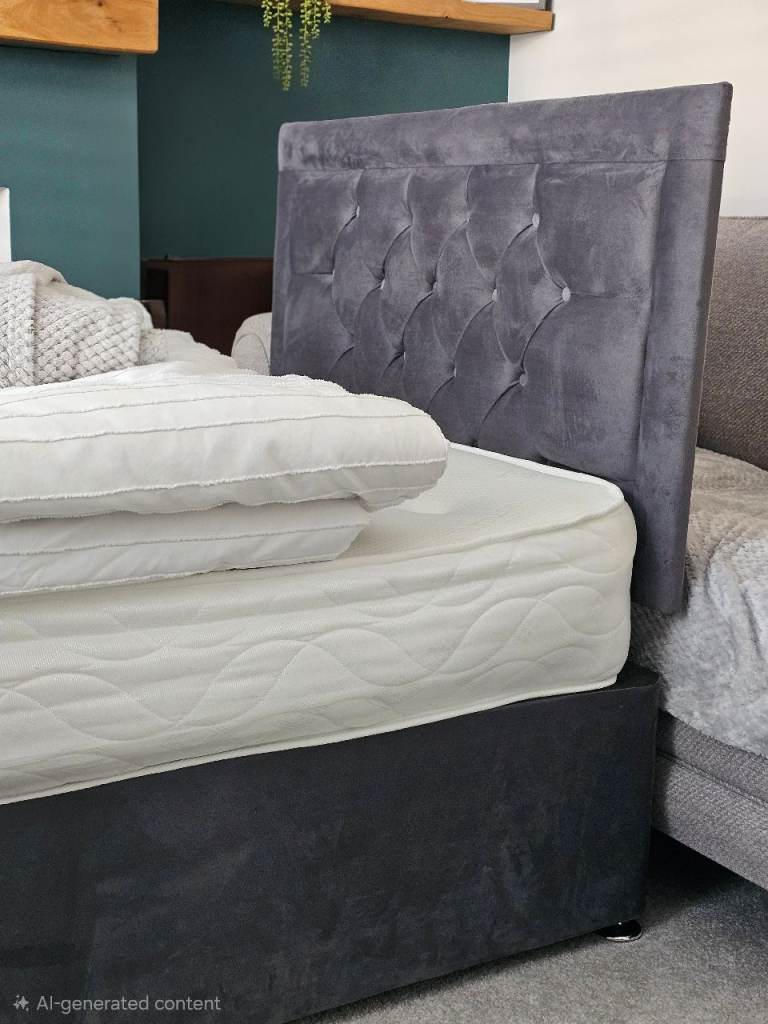 Large Single Bed & Mattress - only 4weeks old