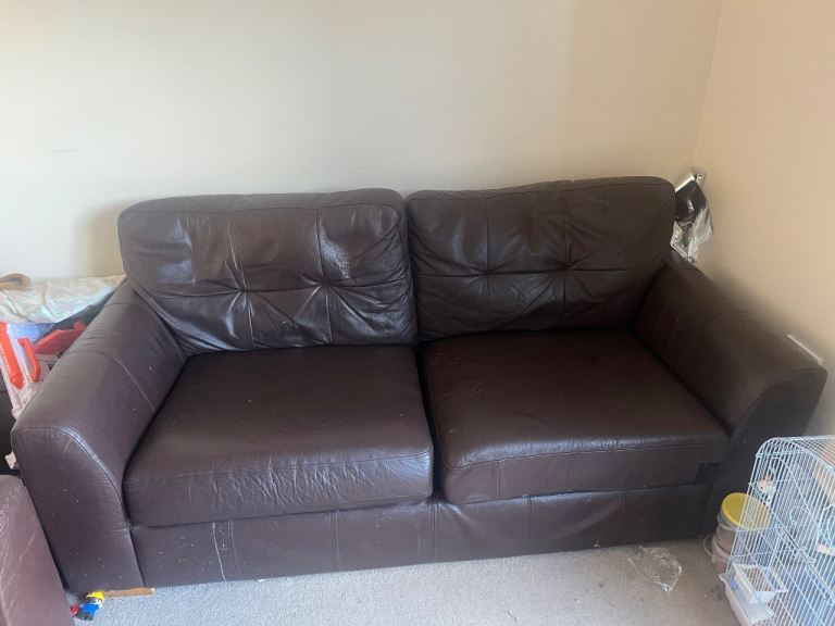 Free leather sofa