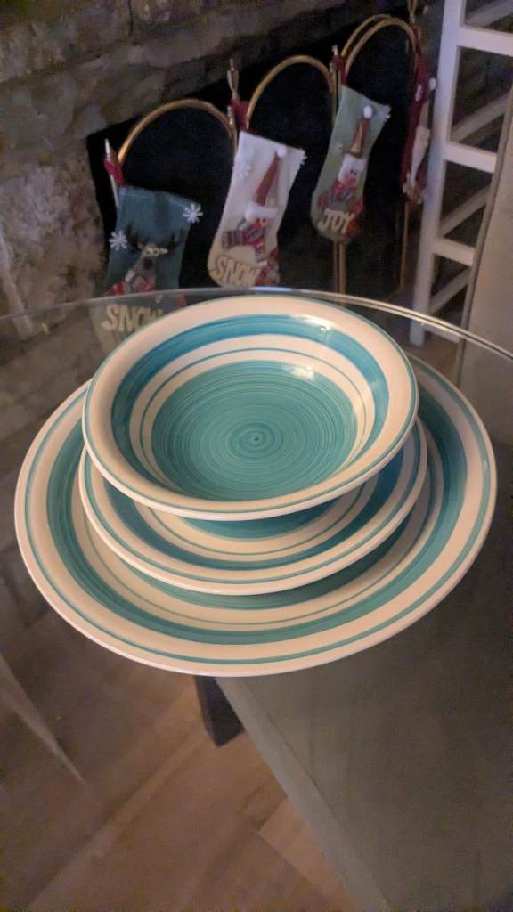 Set of dinner plates 