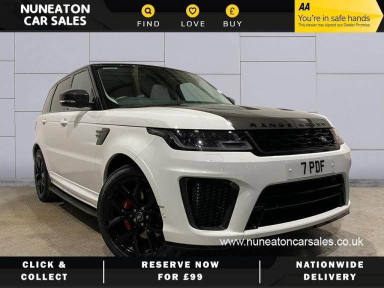 2022 Land Rover Range Rover Sport 5.0 SVR CARBON EDITION 5d 567 BHP Estate Petrol Automatic