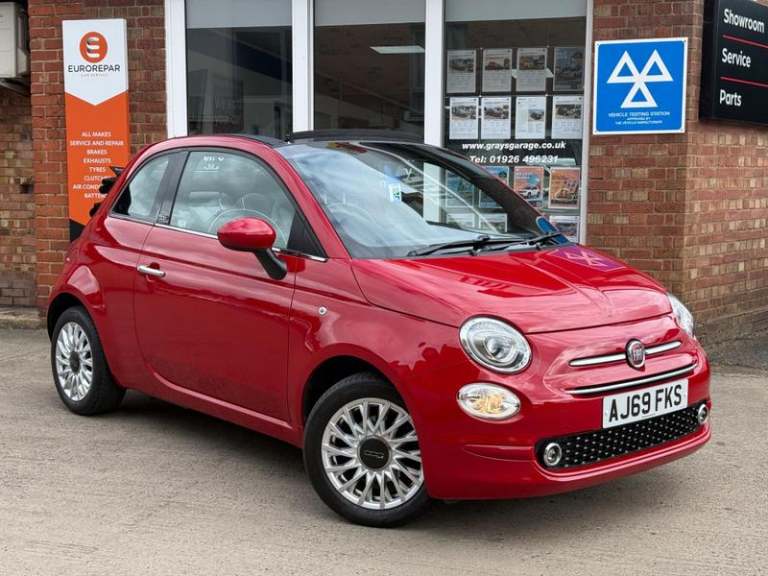 2020 Fiat 500C 1.2 Lounge Convertible 2dr Petrol Dualogic Euro 6 (s/s) (69 bhp) Automatic Convert...